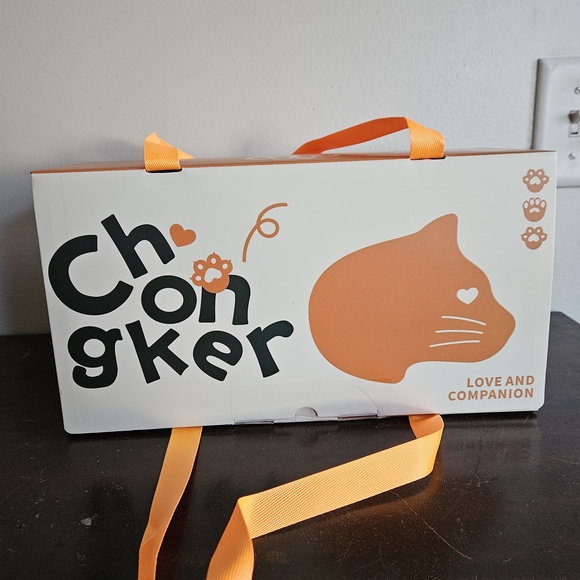 Chongker Mini Backpack Stuffed Animal Light Calico Cat Companion Plush Bag NEW - Picture 8 of 8